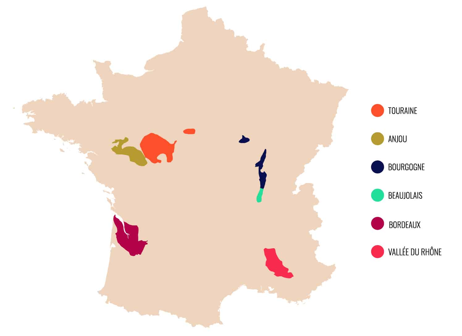 Vignobles France Grain de raisin